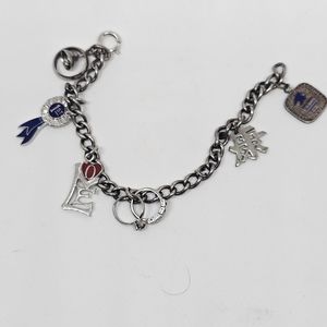 Sterling charm bracelet